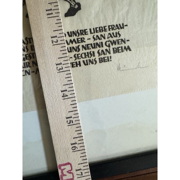 Vintage German Woodcut Print Saint Castulus Bavarian Folk Catholic Devotional - Picture 8 of 16